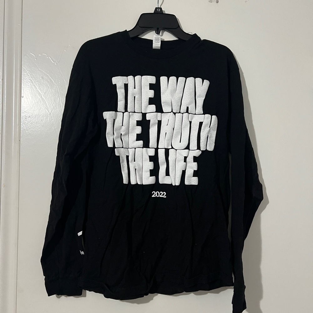 Black Long Sleeve Graphic Tee